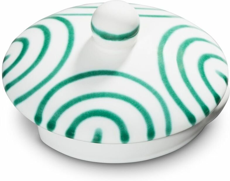 Gmundner Keramik - Grüngeflammt, Oberteil Teekanne