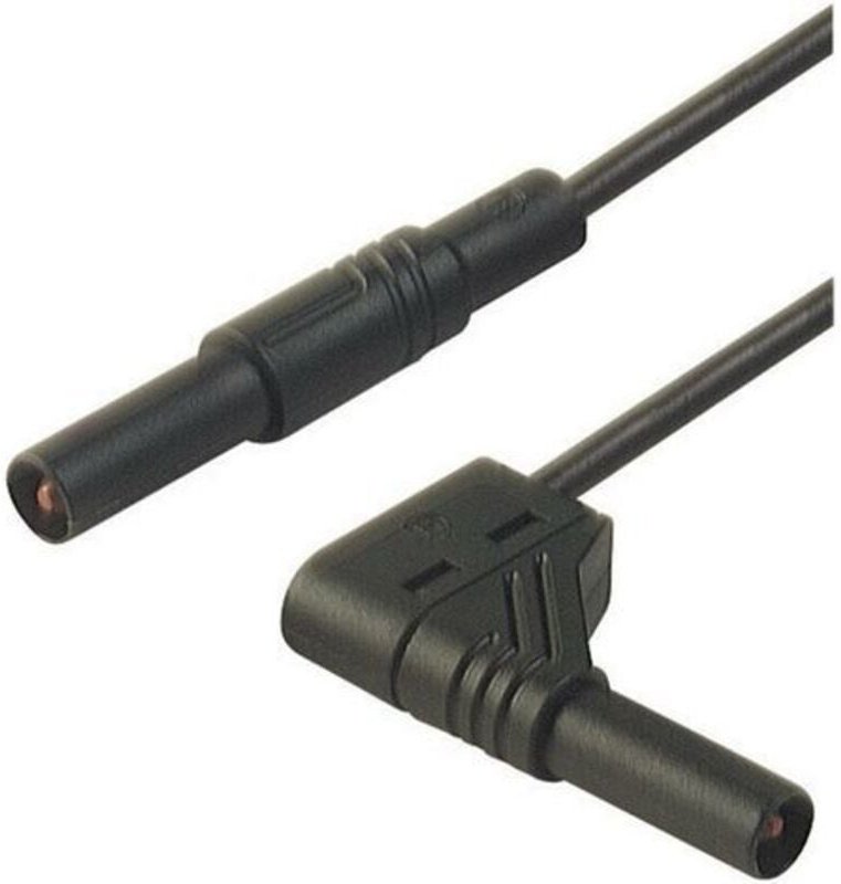 Mls wg 200/1 sw Sicherheits-Messleitung Lamellenstecker 4 mm Lamellenstecker 4 mm 2.0 - Sks Hirschmann