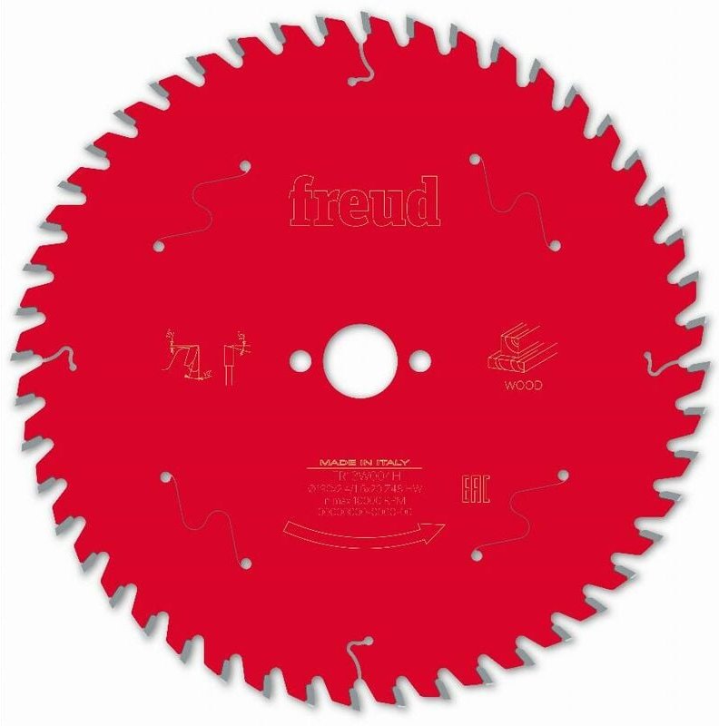 Sägeblatt für Handkreissäge FREUD - Ø190 2,4/1,6 AL20 Z48 BA 10° - F03FS09715 -FR13W004H