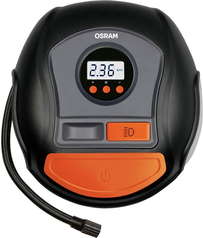 Osram - Automotive OTI450 Kompressor 12 v Adapter zum Betrieb per Kabel, Digitales Display, Kabelfac