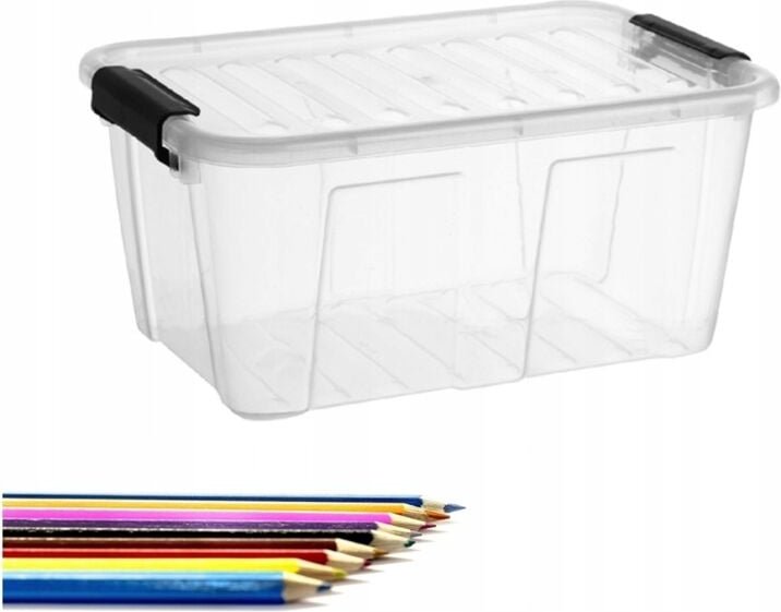 Behälter mit Deckel 8,0 l transparent PLAST TEAM