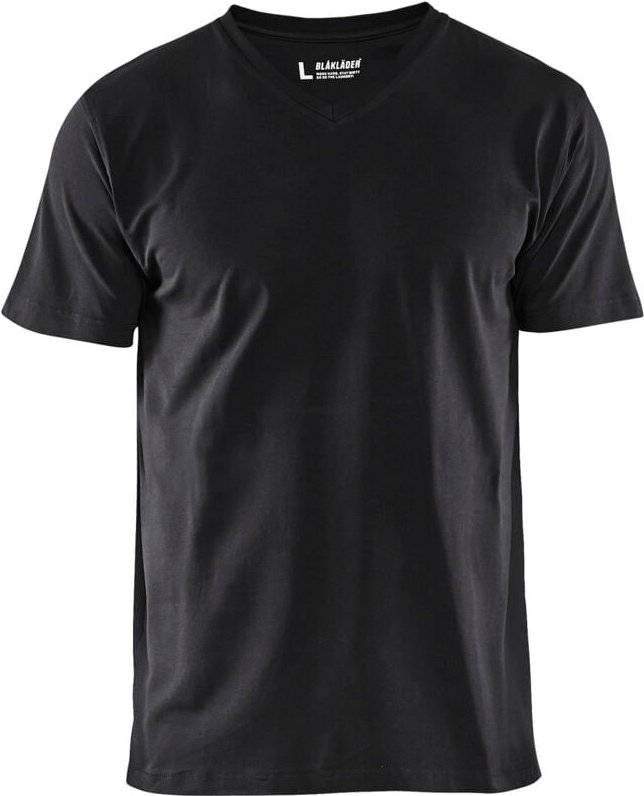Arbeits-T-Shirt mit V-Ausschnitt 3360 - Schwarz XXL