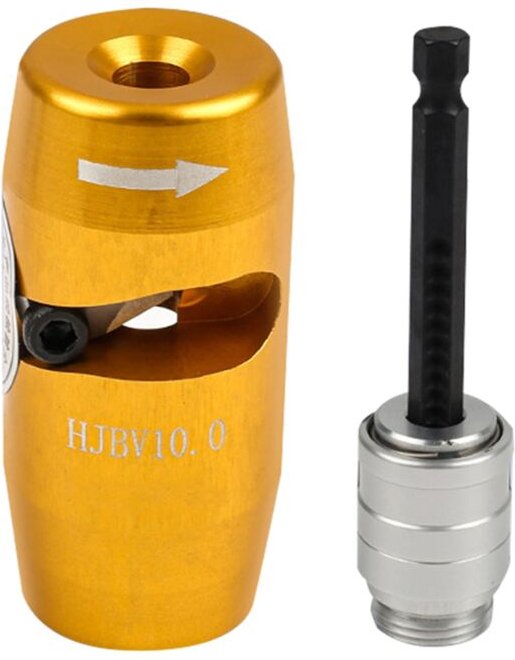 Tlily - Abisolierzange für Bohrmaschine, Kabelabisolierwerkzeug mit Stift, Handbohrmaschine (10 Quadratmillimeter)