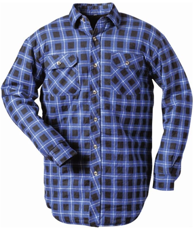 Protection Thermohemd, gef., Gr. xl, blau-kariert - Craftland