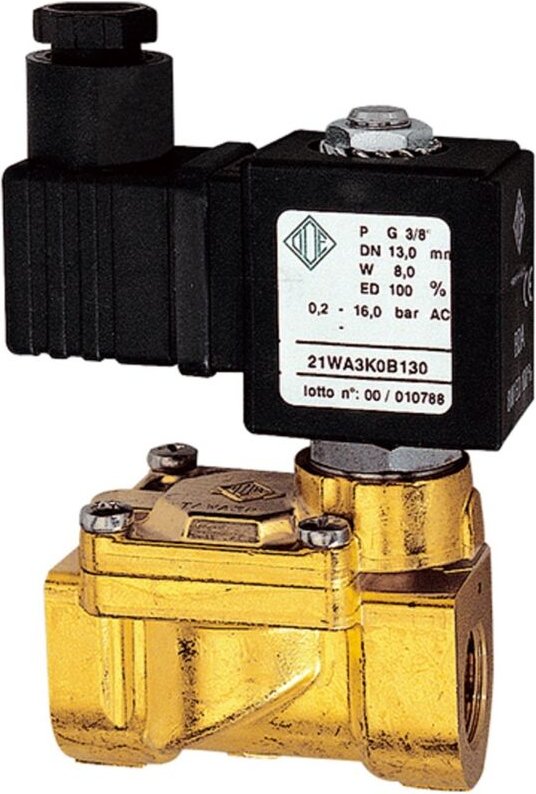 2/2-MV,MS,NC,vorge.,230-240V,50-60Hz,16VA,FKM,G3/8,PN0,2-16bar - Riegler