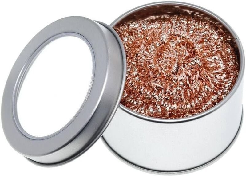 Bluedeer - Lötspitzenreiniger, 55g Lötspitzenreinigungsdraht, Lötkolben Reiniger, Lötspitzen-Reinigungsdraht mit Messing...