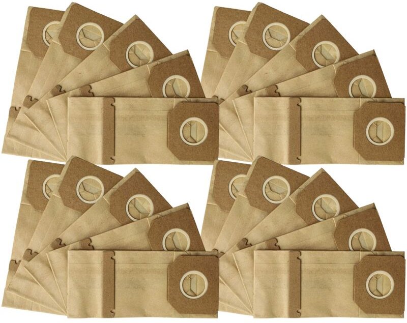 20x Turbofilter Ersatz für Metabo 6.31286.00, 4007430425577 für Schwingschleifer, Exzenterschleifer - Papier-Staubbeutel...