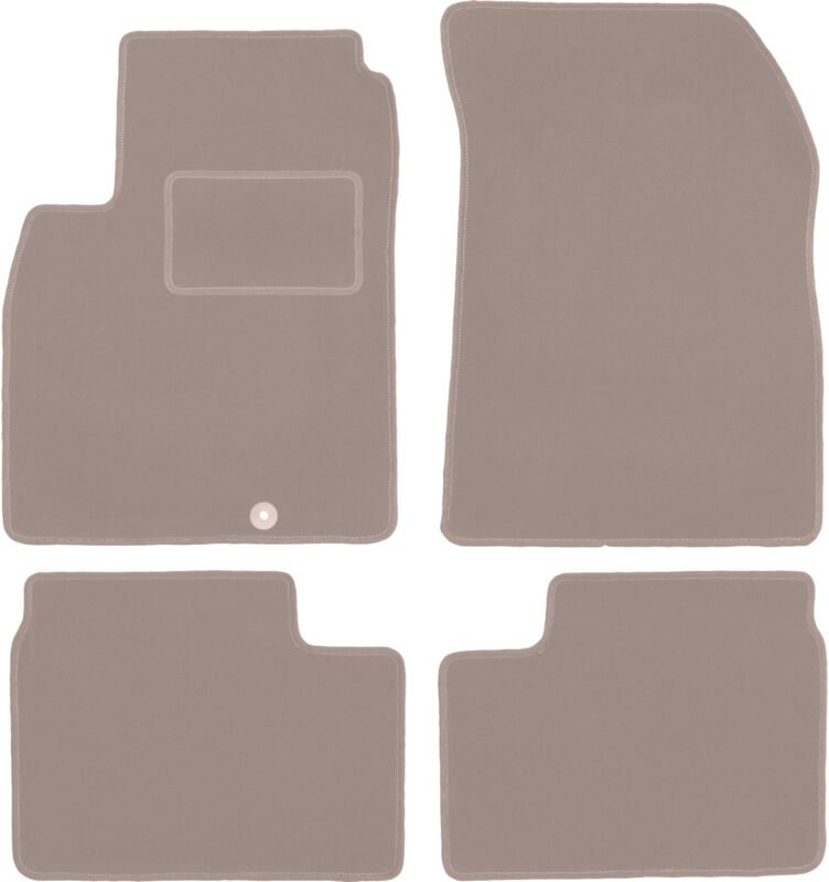 Beige Veloursmatten für: Nissan Micra K13 Fließheck (2010-2016)