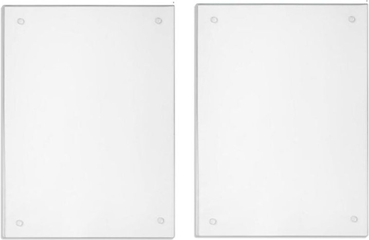 2 Stück Acryl-Schneidebretter für die Theke im Freien, Schneidebrett klar