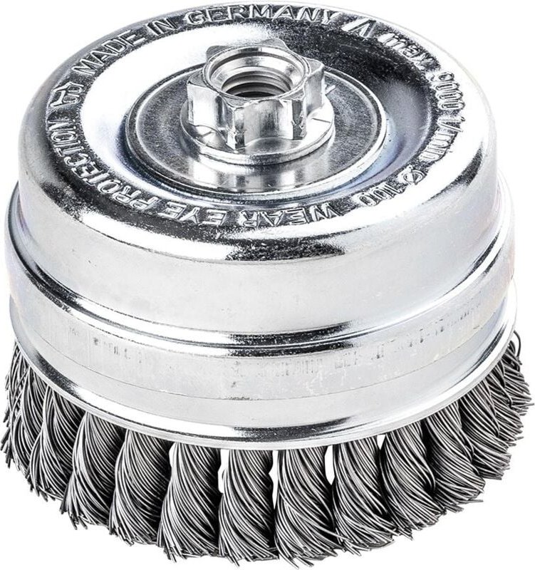 Thumbnail - Lessmann Topfbürste Stahl M14 gezopft 80x0,5mm