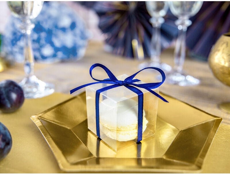 Quadratische Schachteln, transparent, 5x5x5cm (1 Packung / 10 Stück)