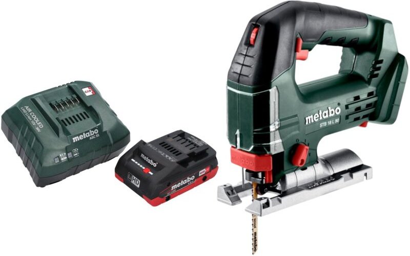 Metabo STB 18 L 90 Akku Stichsäge 18 V 90 mm + 1x LiHD Akku 4,0 Ah + Ladegerät