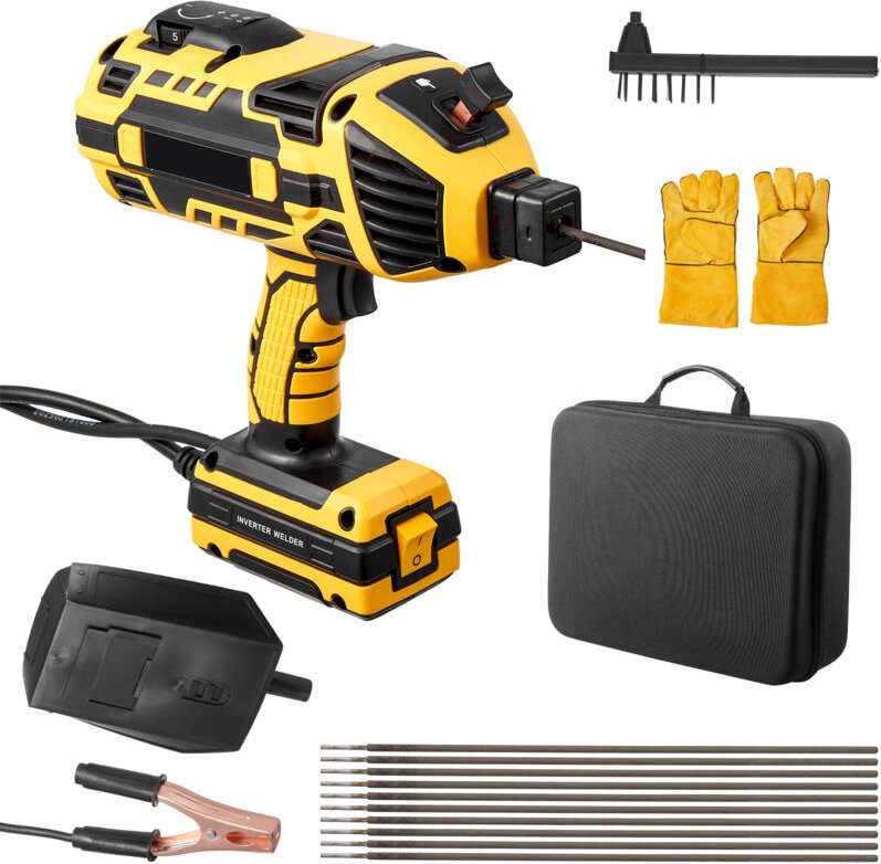 Mophorn Tragbares Handschweißgerät, 20–120 A, Lichtbogenschweißgerät mit 5-stufiger Stromregelung und IGBT-Technologie, ...