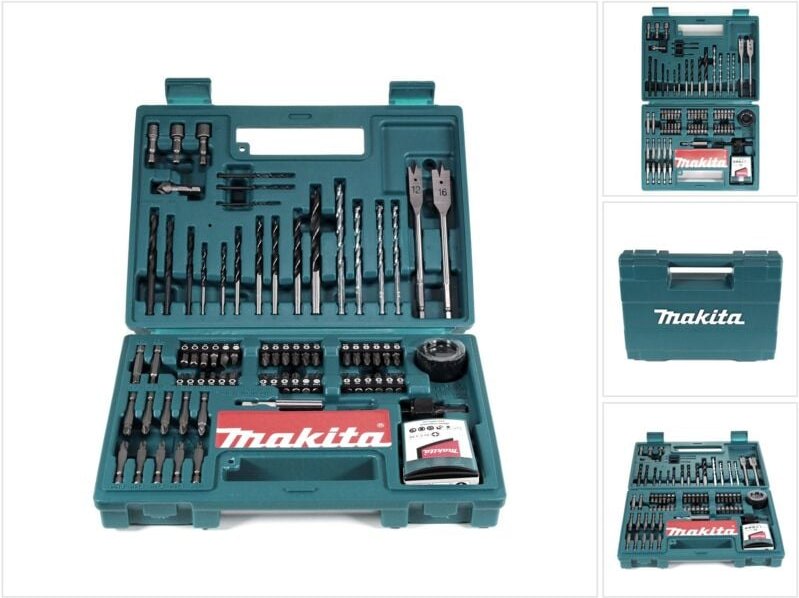 B-53811 Bit & Bohrer-Set 100-teilig mit Bithalter in Kunstoffkoffer - Makita