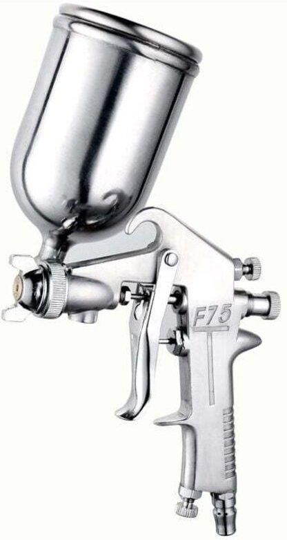 Lackierpistole mit Saugnapf, 1,5 mm Edelstahldüse und 750 ml Fassungsvermögen – Lackierwerkzeug für Automöbel, Auto,