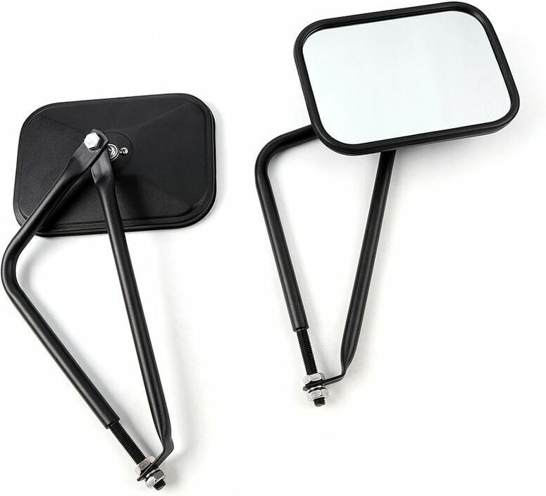 Seitenspiegel, Rückspiegel, quadratische Türen, 4x4-Seitenspiegel, Schnellverschlussspiegel, passend für Jeep Wrangler C...