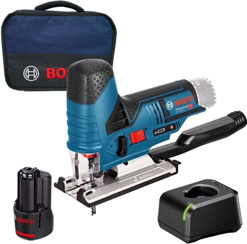Bosch Akku-Stichsäge GST 12V-70 / 1x 2,0 Ah Akku + Ladegerät im Softbag
