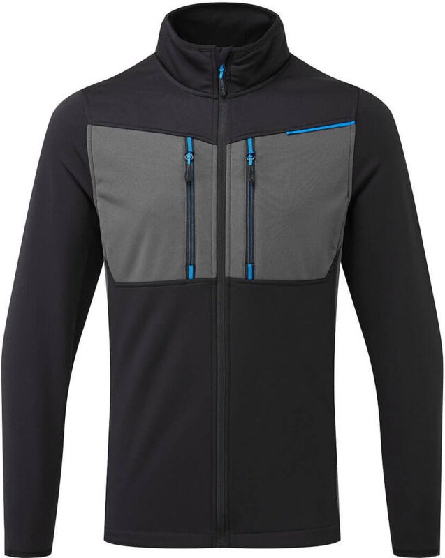 Sweatshirt mit Reißverschluss WX3 Schwarz 2XL