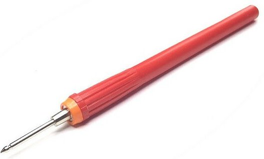 6A760Vdc Gerillte Prüfspitze Farbe ROT