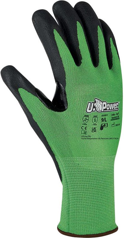 Kalix Arbeitshandschuhe Sicherheit Polyester Touchscreen Grün 8/M - U-power