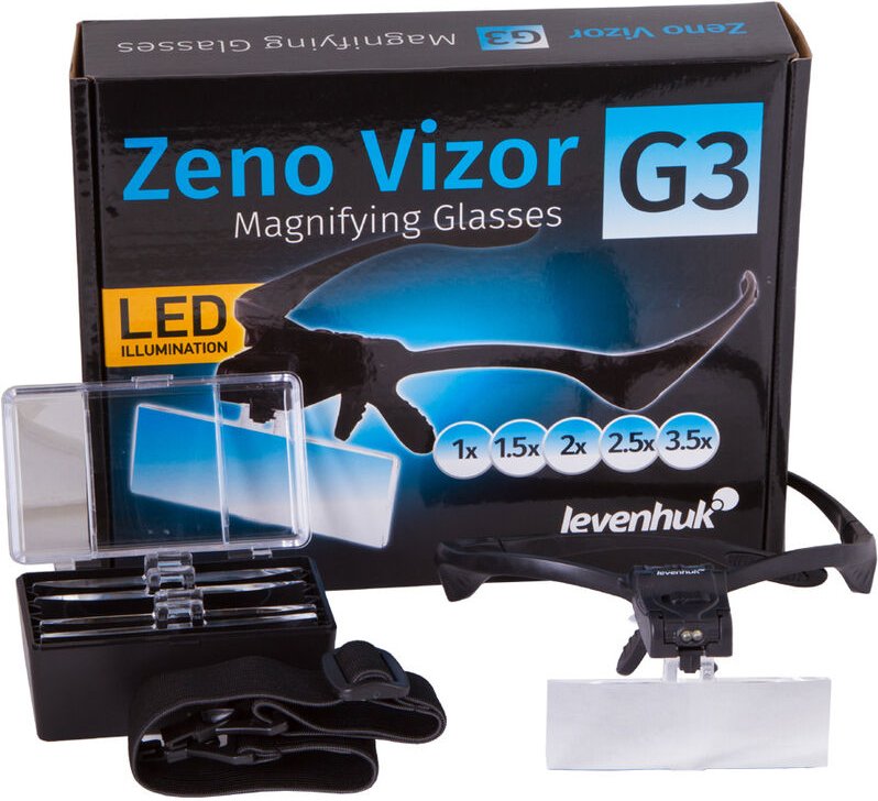 Lupenbrille Levenhuk Zeno Vizor G3