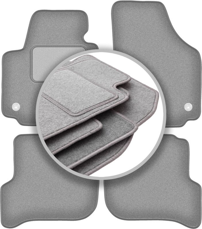 Graue Automatten für: Seat Altea Minivan (08.2008-2015)