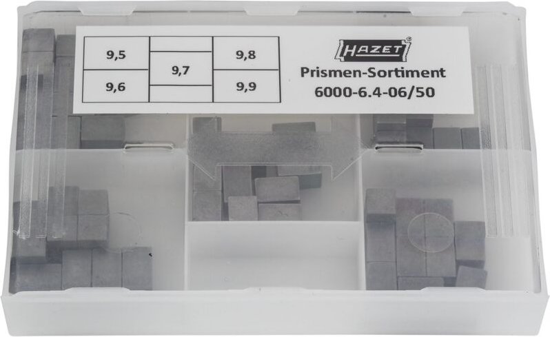 Hazet Prismen-Sortiment 9,5 / 9,6 / 9,7 / 9,8 / 9,9 mm, 6000-6.4-06/50