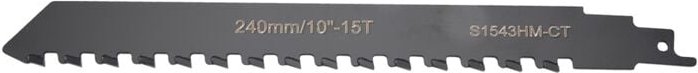SäBelsäGeblatt Hartmetall Wolframkarbid zum Schneiden Von PoröSem Beton, Faserzement, Ziegel 240 Mm/9,45