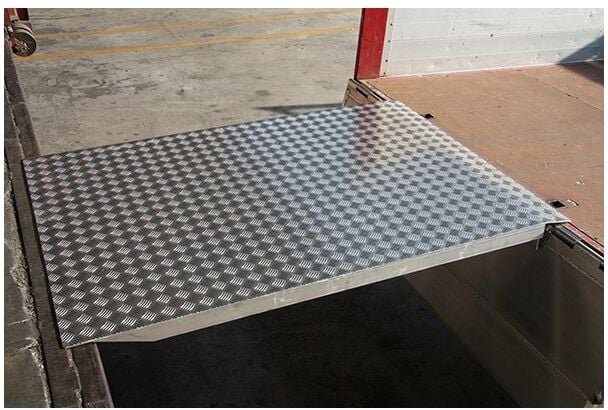 Berfahrbrücke 750mm, Breite 1250mm, Traglast 610kg, für Transportkarren und Handhubwagen - MPL0750L