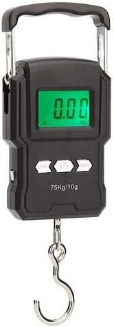 Hängewaage, elektronische Angelwaage, elektronische Waage, digitale Angel-Postwaage, Hängehakenwaage mit Maßband mit hin...