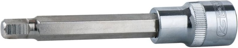 3/8' CHROMEplus Bit-Stecknuss Innensechskant lang, 6mm