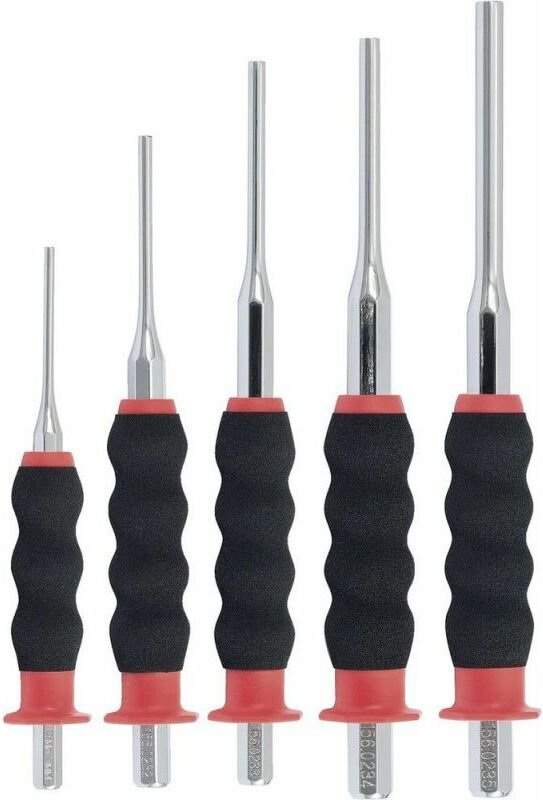 Ks Tools Durchtreiber-Satz, CrMo, 5-tlg zylindrisch - 156.0230