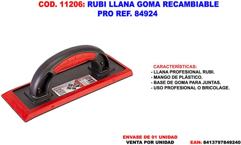 Rubi - Gummiersatz für die Kelle pro 84924