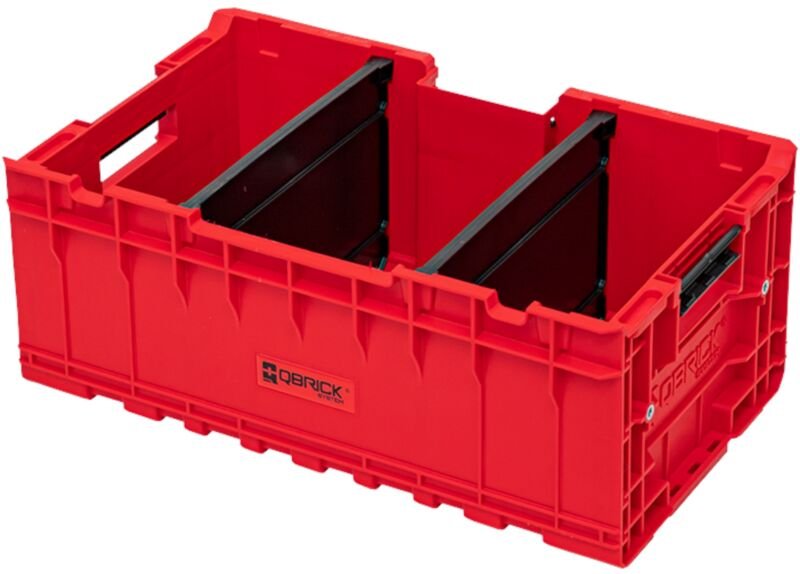 System one Box 2.0 Plus red ultra hd Custom Stapelbehälter 576 x 359 x 237 mm 35 l stapelbar - Qbrick