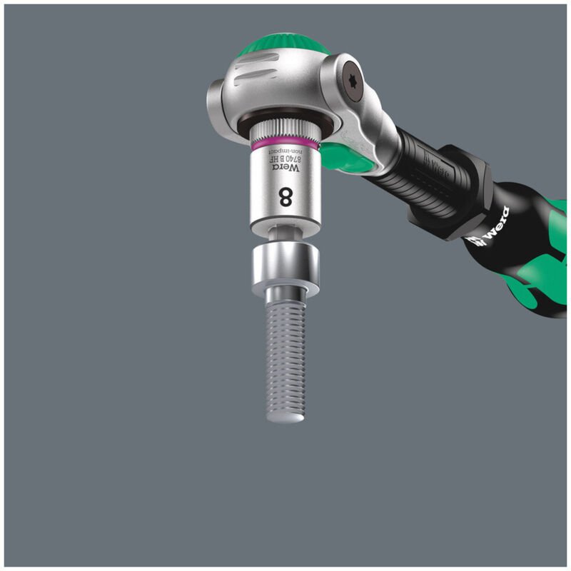 Schraubendrehereinsatz 3/8' Innensechskant Haltefunktion 10x100mm - Wera