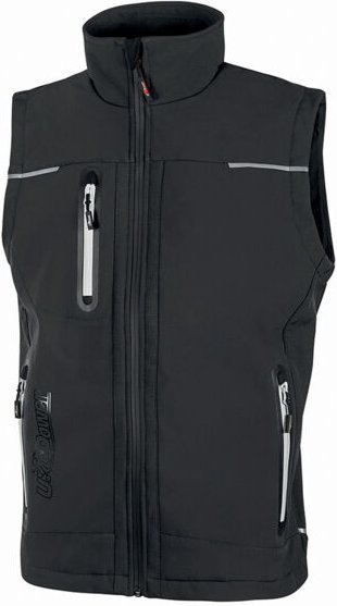 Unisex Softshell-Arbeitsweste ohne Ärmel UNIVERSE Grau XL