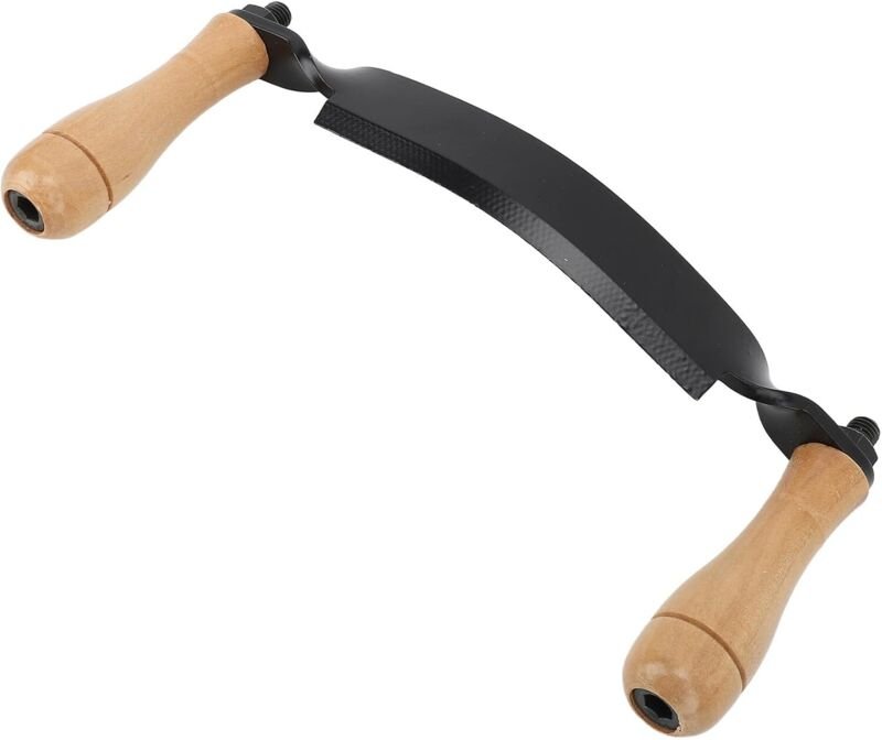 8 Zoll schwarzes Hobelwerkzeug, Schälwerkzeug mit gerader Kante (für Baumstämme), Schälwerkzeug