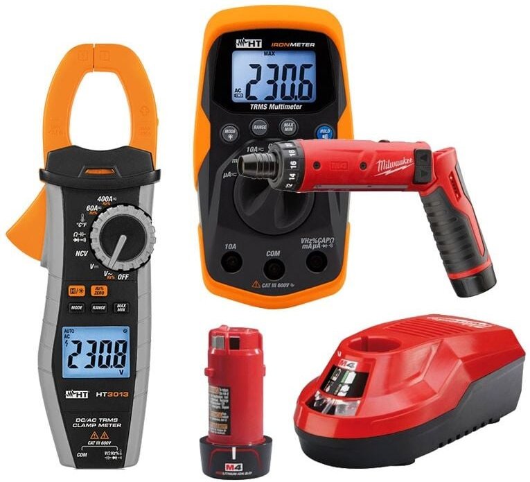 Ht Italia - kit ht ironmeter + HT3013 + Milwaukee Schraubendreher Gratis HA002111