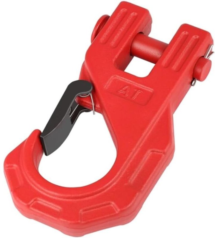 3/8 Zoll Hochleistungs-Windenhaken, Windenhaken für, U-förmiger Gleithaken zum Abschleppen mit der Winde für ATV UTV Syn...