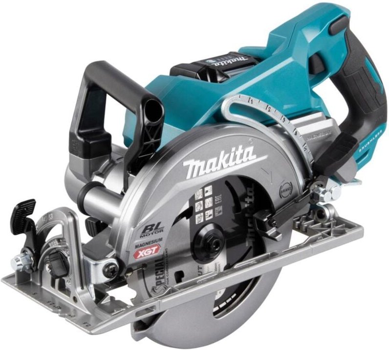 Makita - 185 mm Akku-Kreissäge mit Rückhandgriff 1 Batt.4Ah - RS001GM101