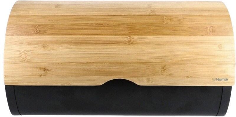 Thumbnail - Brotkasten RAKEL abgerundet schwarz 38x25x21 cm 806761