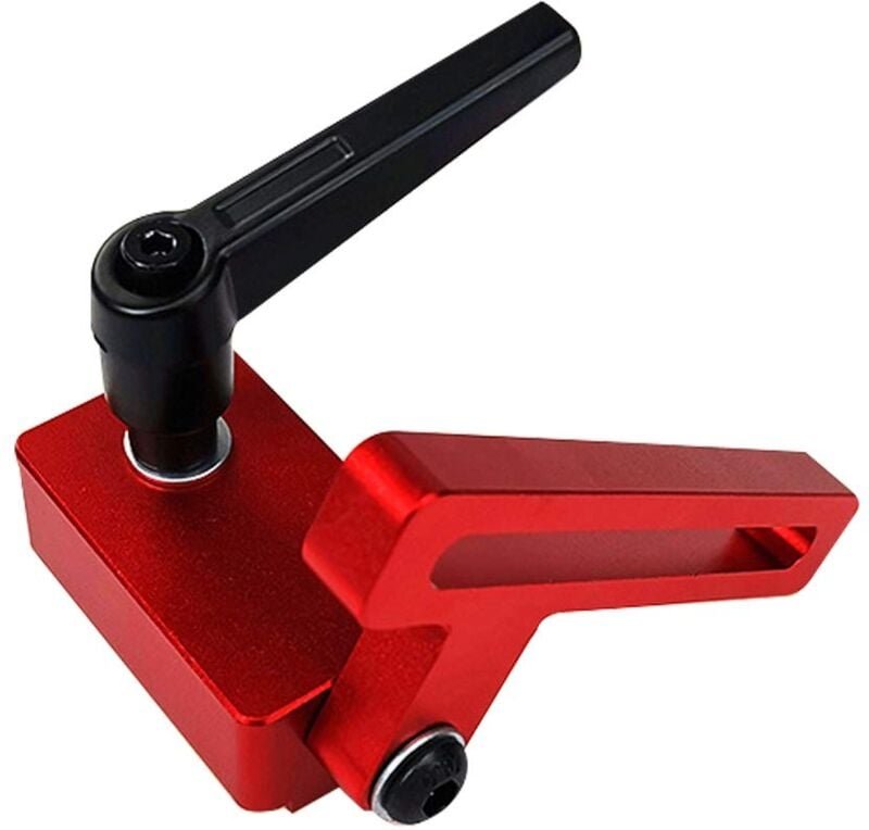 Für Typ 30 T-Schiene, Holzbearbeitungsschienenhalter, DIY-Schrägschienen-Stoppwerkzeug, T-Nut-Schrägschienenstopp, Holzb...