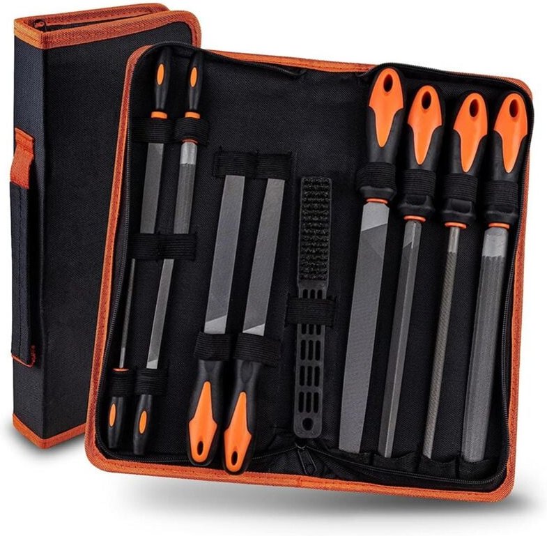 Feilenset - 11-Teilig Professionelles für , Metall, Kunststoff Feilen in Alle Formen Werkstattfeilen und Nadelfeilen