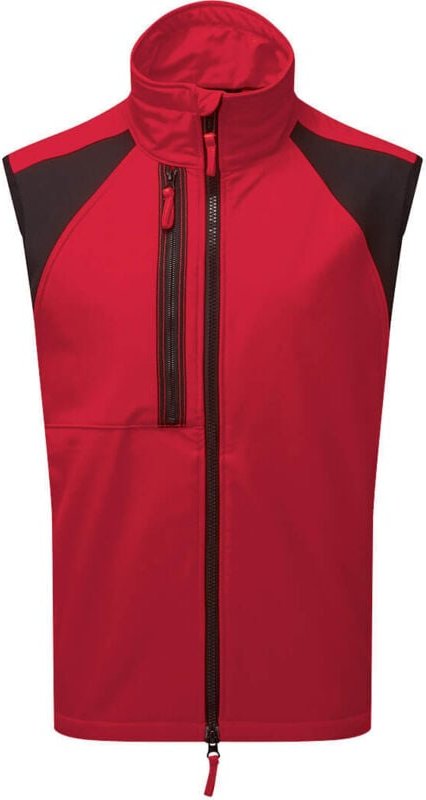 Softshell-Weste WX2 (2L) Dunkelrot M