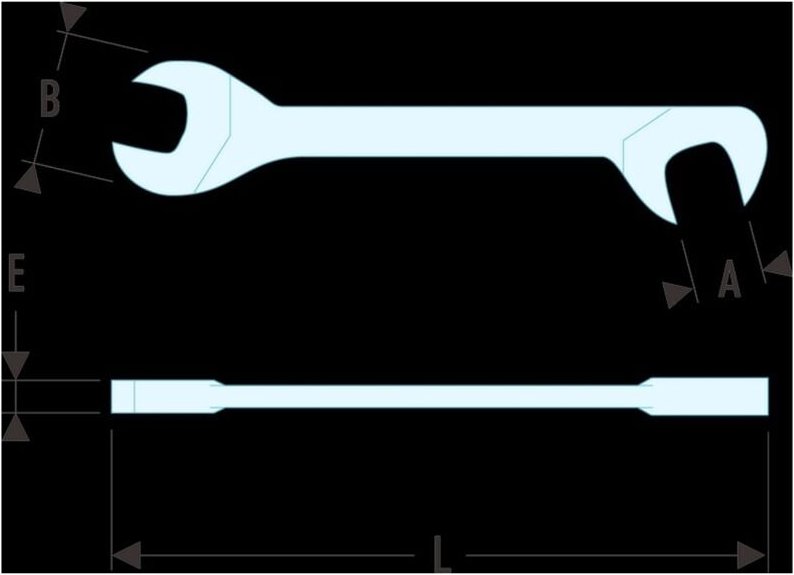 FACOM Maulschlüssel Mikromechanik 7 mm