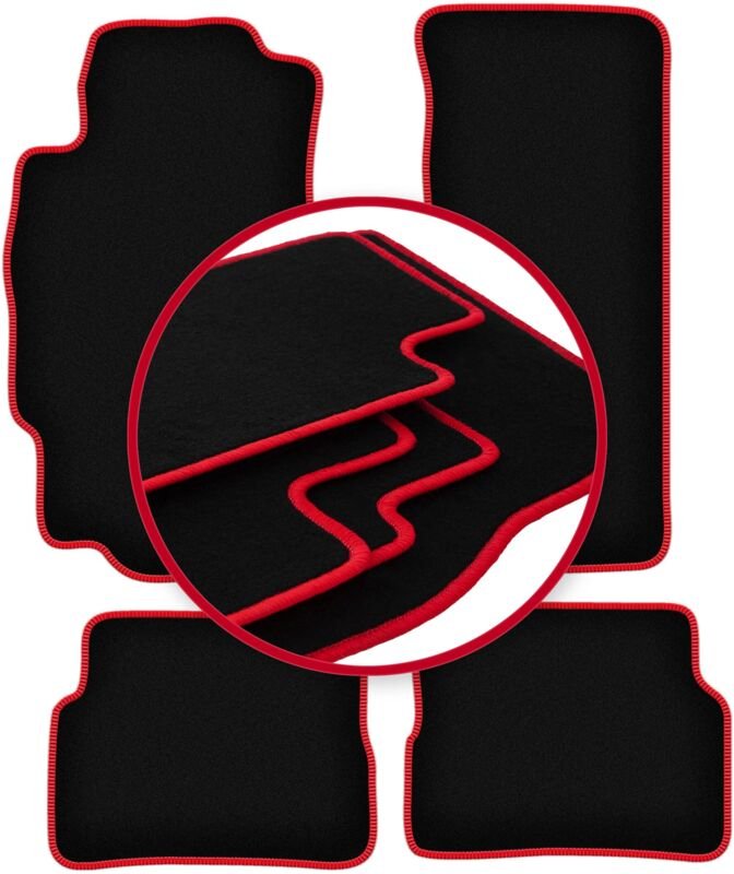 CARLUX-RED Autofußmatten für: Mazda RX-8 Coupé (2003-2012)