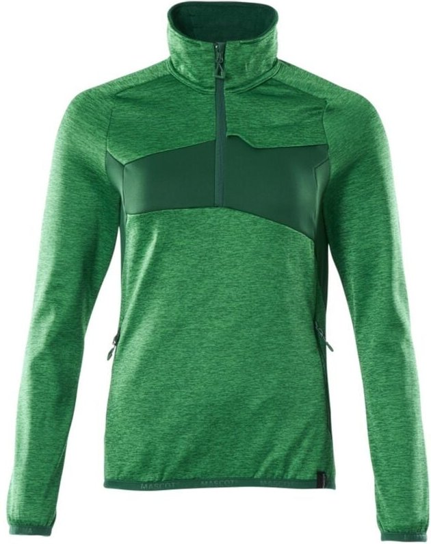 Mascot ACCELERATE Fleecepullover mit kurzem Reißverschluss, Damenpassform 18053 Gr. XS grasgrün/grün