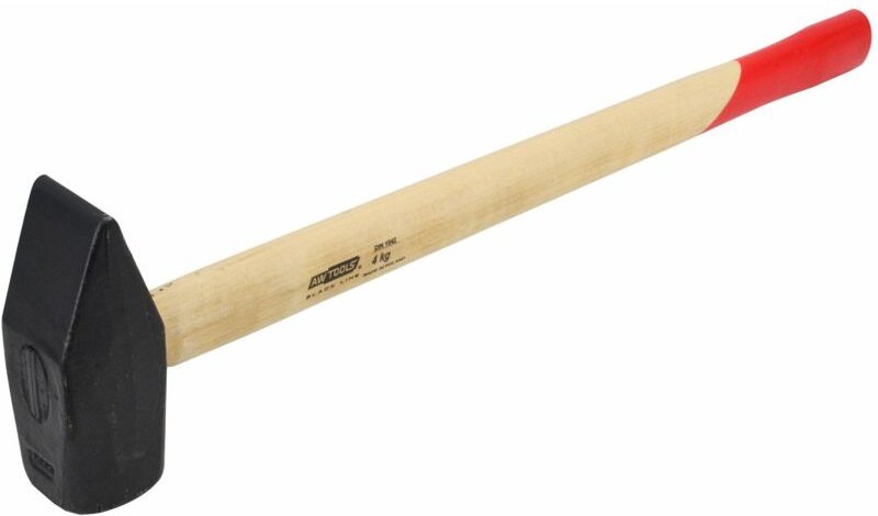 Awtools młotek kowalski 4,0kg trzonek drewniany schwarze Linie