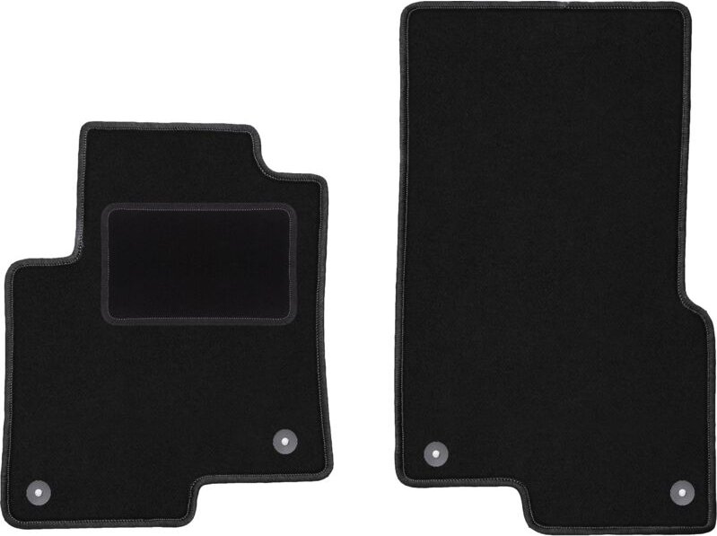 Vordere Matten schwarz für: Smart ForFour I Fließheck (2004-2007)
