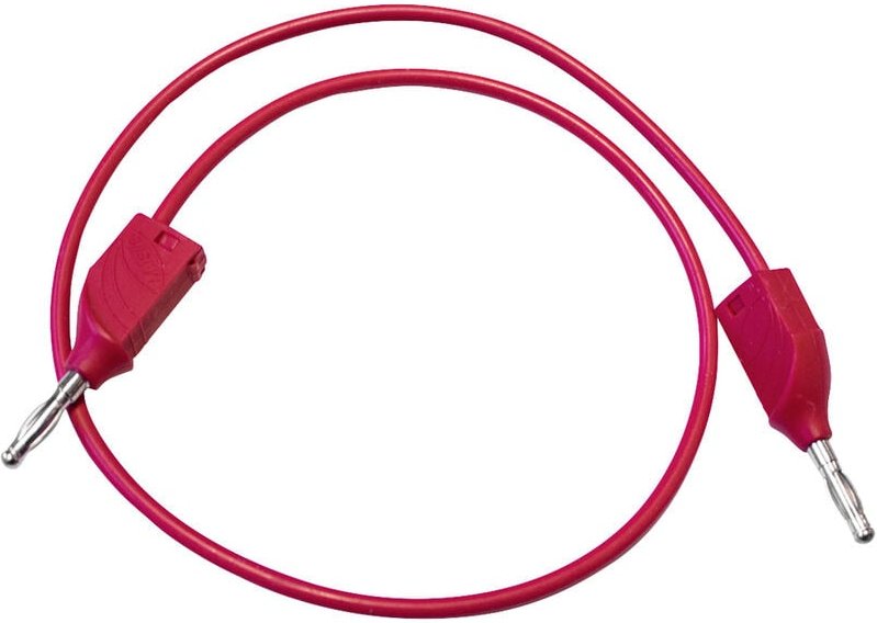 Mueller Electric - BU-2929-M-10-2 Messleitung Bananenstecker 4 mm Bananenstecker 4 mm 0.25 m Rot 1 St.